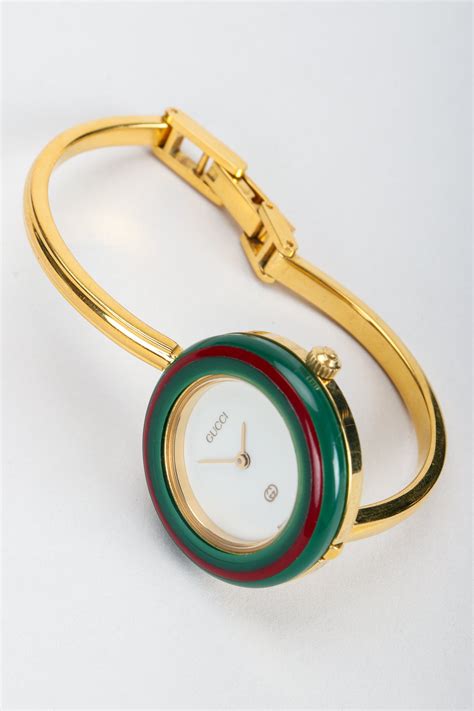 vintage interchangeable gucci watch|authentic gucci bezel watch.